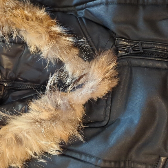 Rudsak Leather Sleeves Coat - Picture 15 of 16